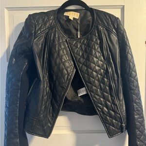 Michael Kors Leather Jacket in Medium